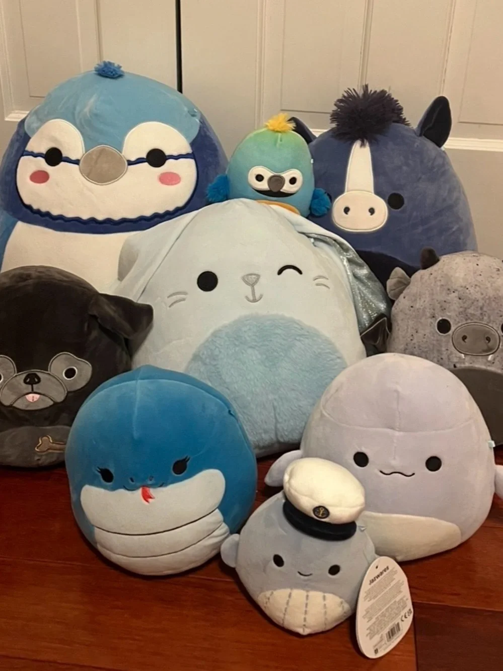 Squishmallows Plush Collection - Teal, Purple, Blue, Aqua, White